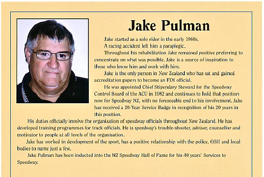 Pullman; Jake